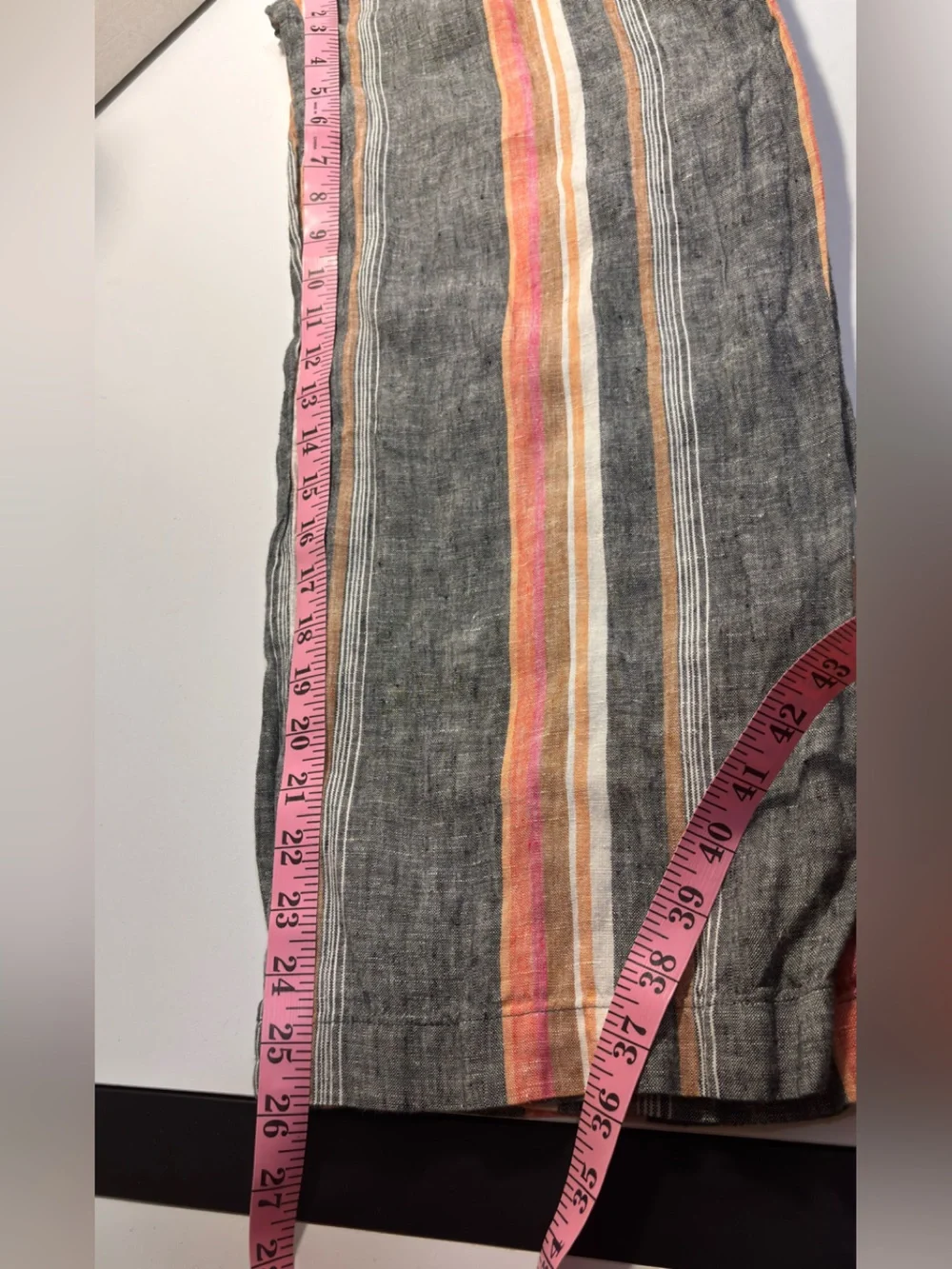 Joie Striped Halter Wide-Leg Jumpsuit 100% Linen